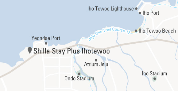 Shilla Stay Plus Ihotewoo map