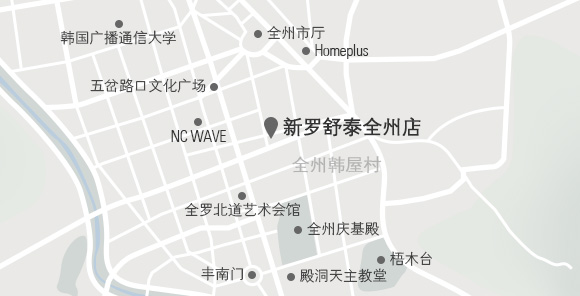 Shilla Stay Jeonju map