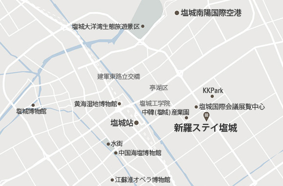 신라스테이 옌청 지도