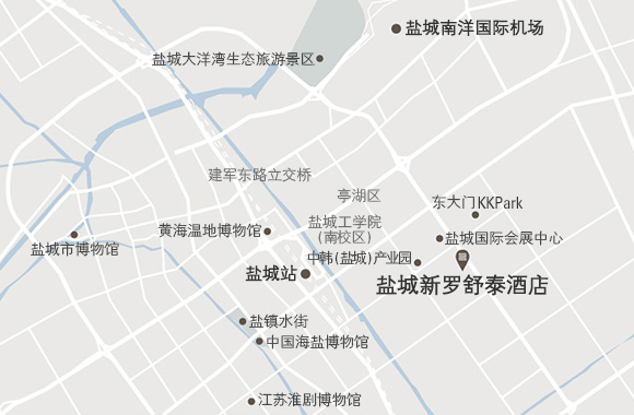 신라스테이 옌청 지도