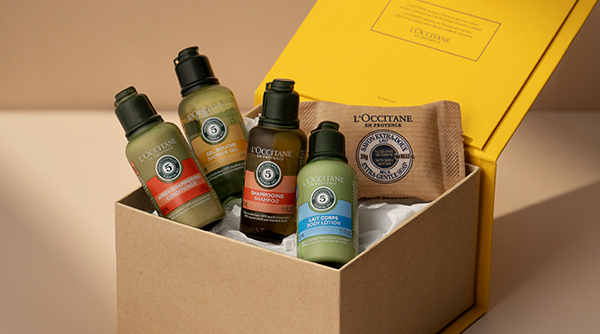 Relaxing with L'occitane